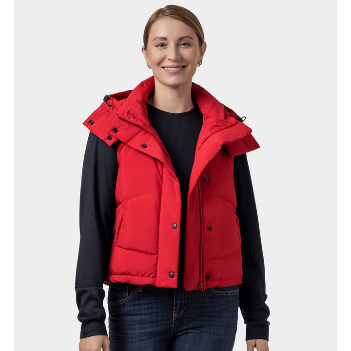Women's Heated Hooded Down Vest - product image 8