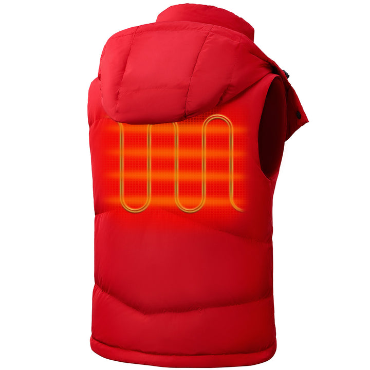 Women's Heated Hooded Down Vest - product image 9