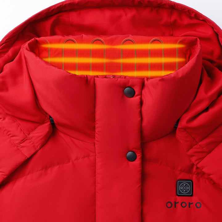 Women's Heated Hooded Down Vest - product image 13