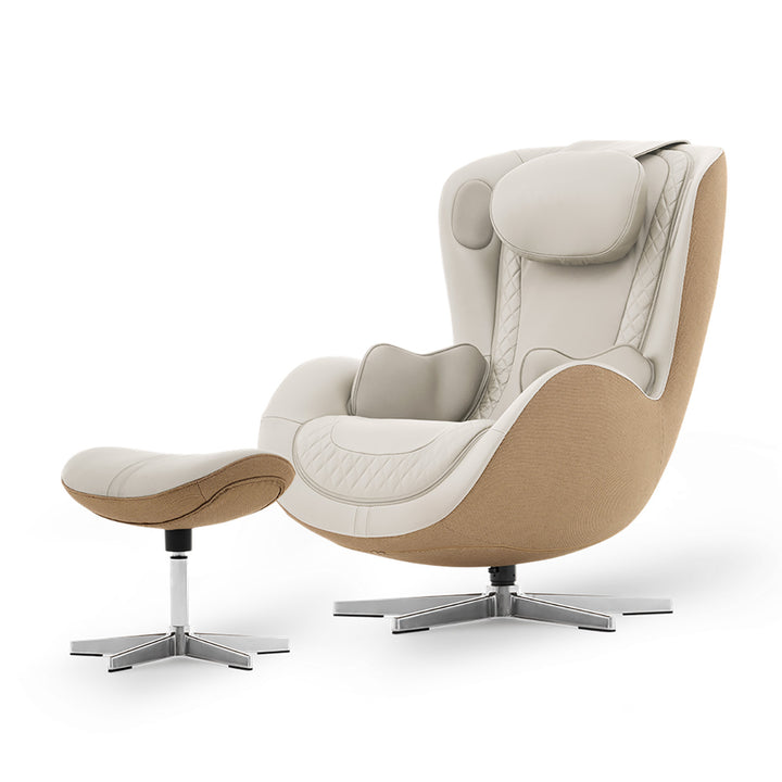 Heated Full Body Massage Chair with Ottoman