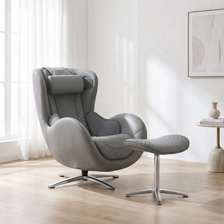 6-Mode Heated Full Body Massage Chair with Ottoman