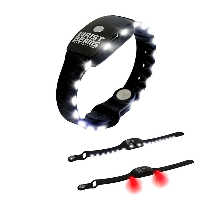 360° Hands-Free Dual Light Wrist Flashlight