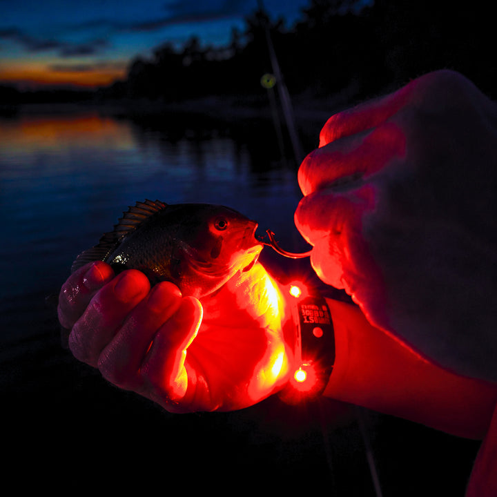 360° Hands-Free Dual Light Wrist Flashlight