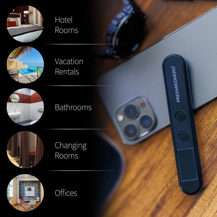 3-in-1 Hidden Camera, GPS and Bug Detector