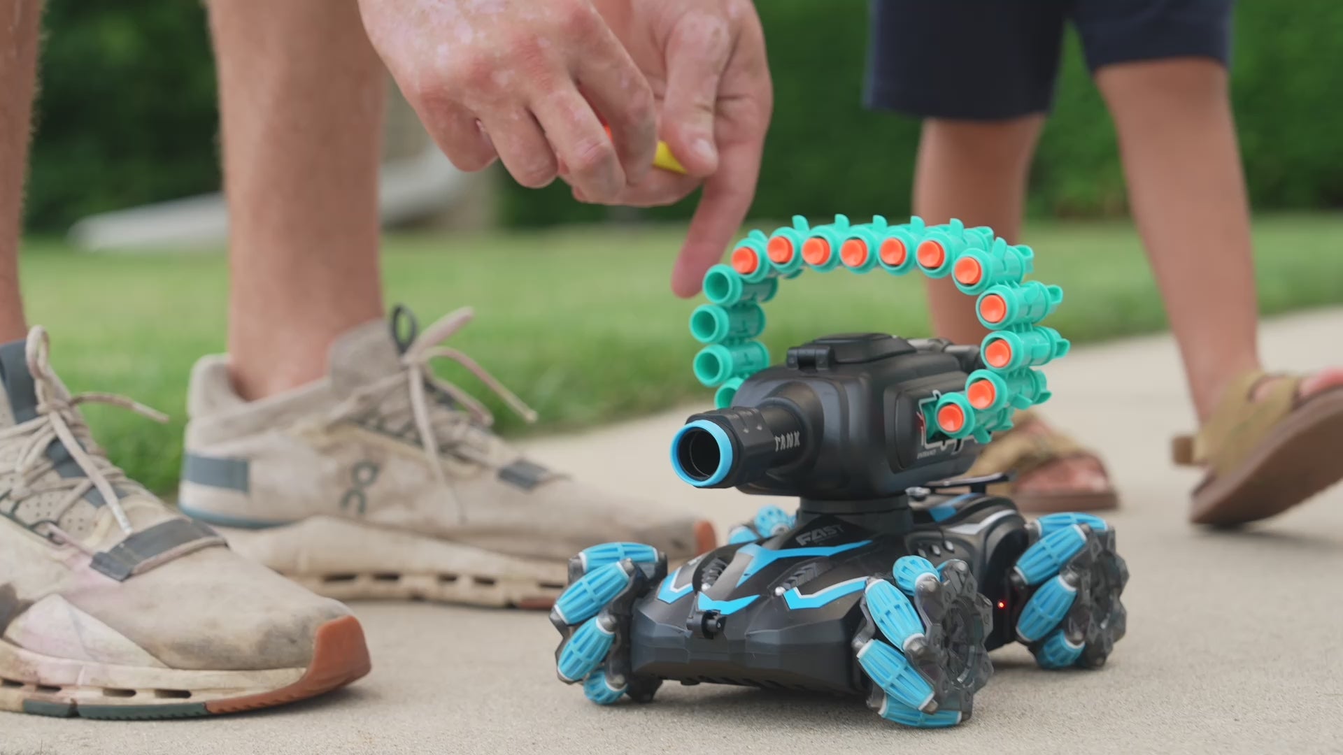 RC Dart Blaster Car