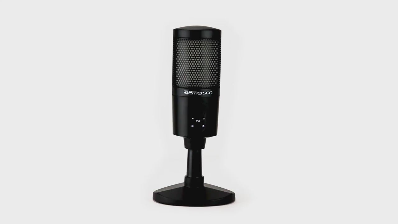 USB Gaming and Streaming Microphone with RGB Lighting
