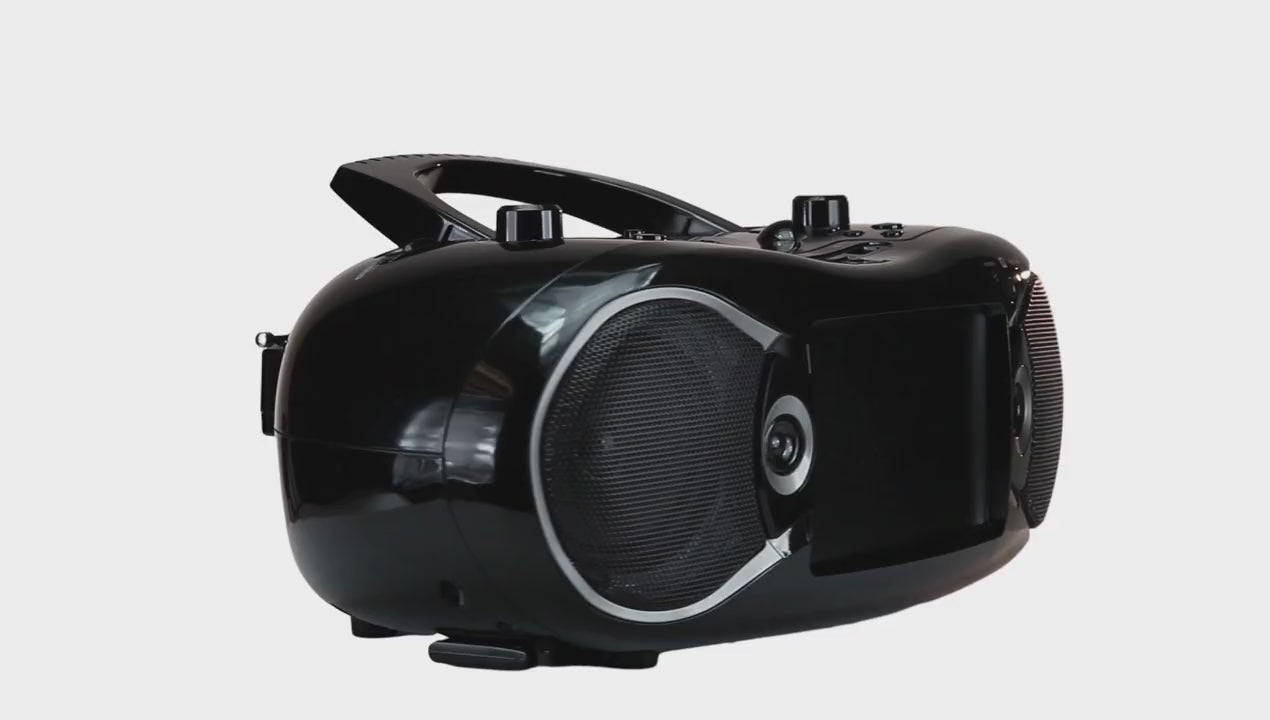 7'' Bluetooth DVD Boombox and TV with AM/FM Radio
