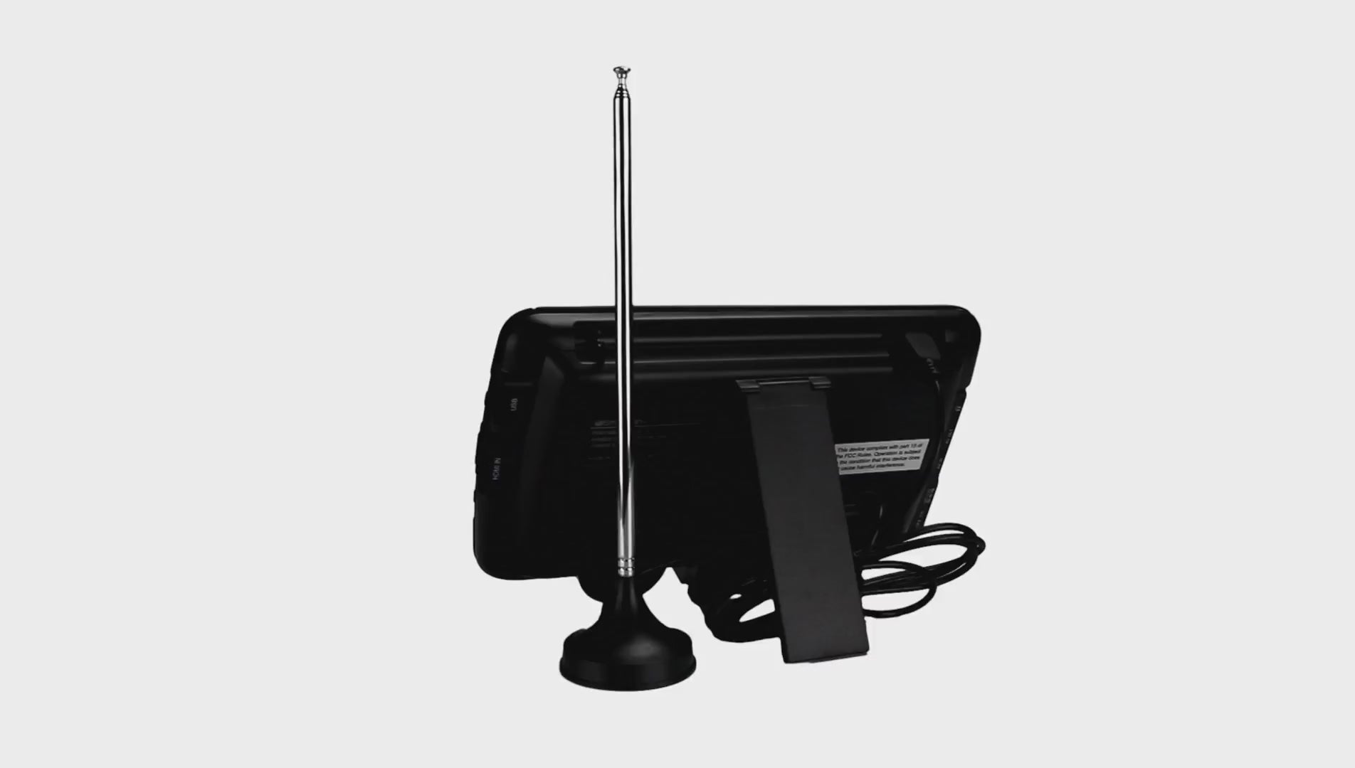 7'' Portable TV with Multimedia Player